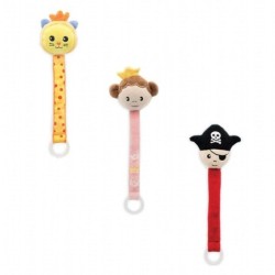 DODIE ATTACHE SUCETTE DOUDOU ROUGE/ORANGE