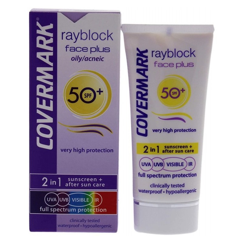 RAYBLOCK FACE OILY ACNEIC SPF 50 HE VISIBLE LIGHT BEIGE 50ML