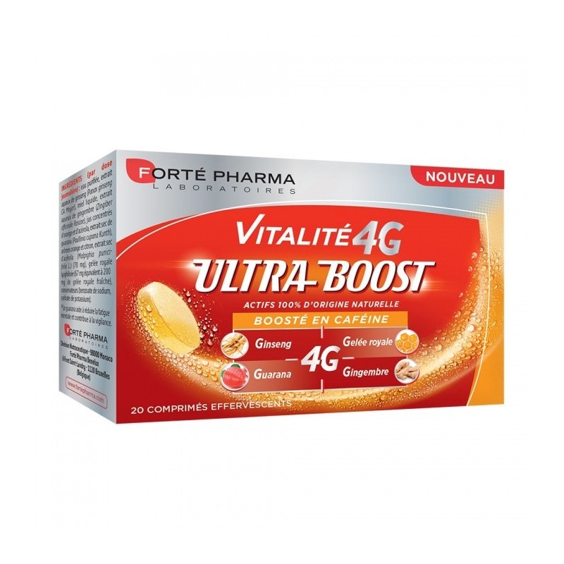 FORTE PHARMA ULTRA BOOST 4G EFFER 20 COMPRIMÉS