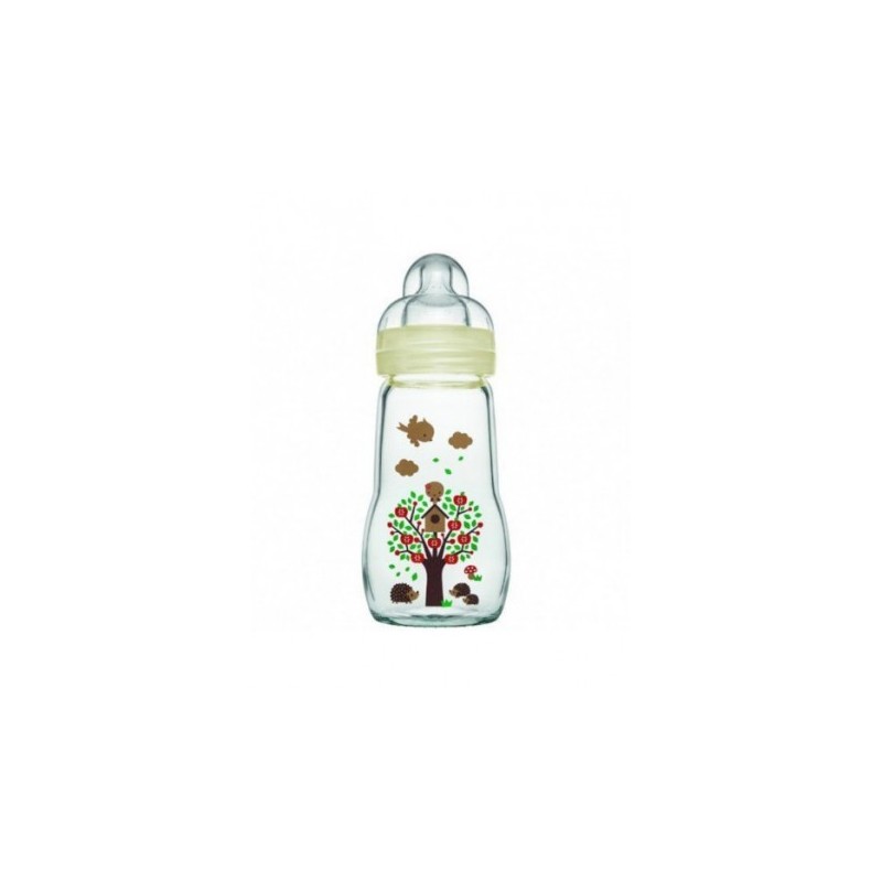 MAM BIBERON EN VERRE 2M+ 260ML