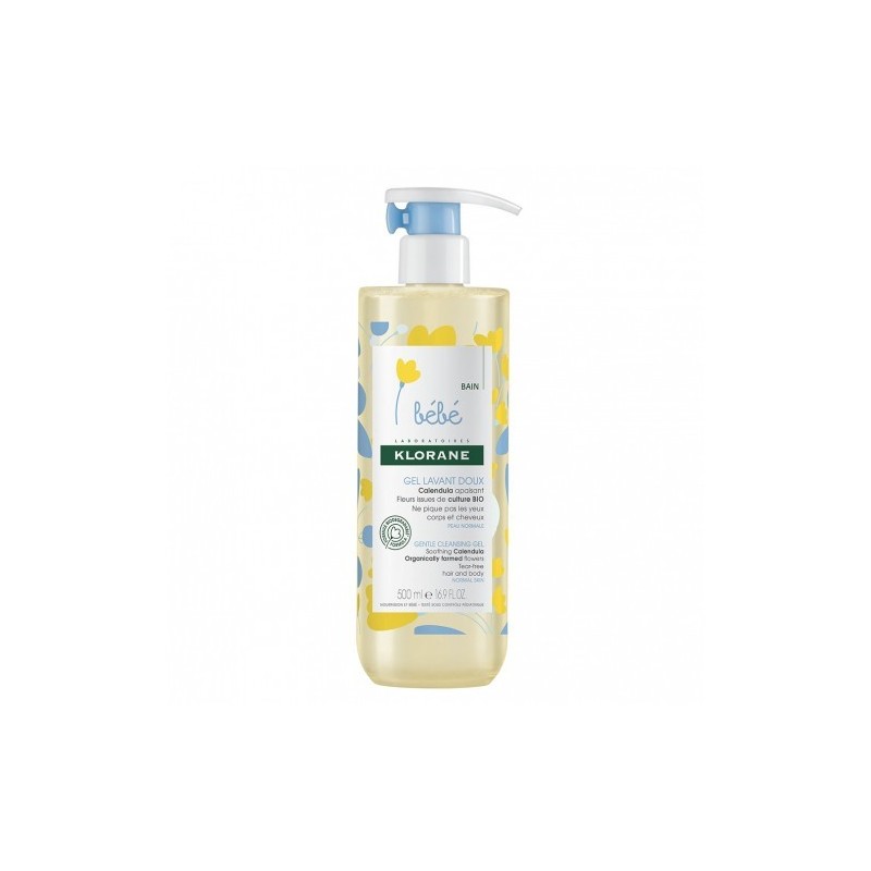 KLORANE BEBE GEL LAVANT DOUX AU CALENDULA 500ML