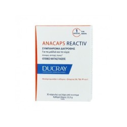 DUCRAY ANACAPS REACTIV CHEVEUX ET ONGLES 30 CAPSULES