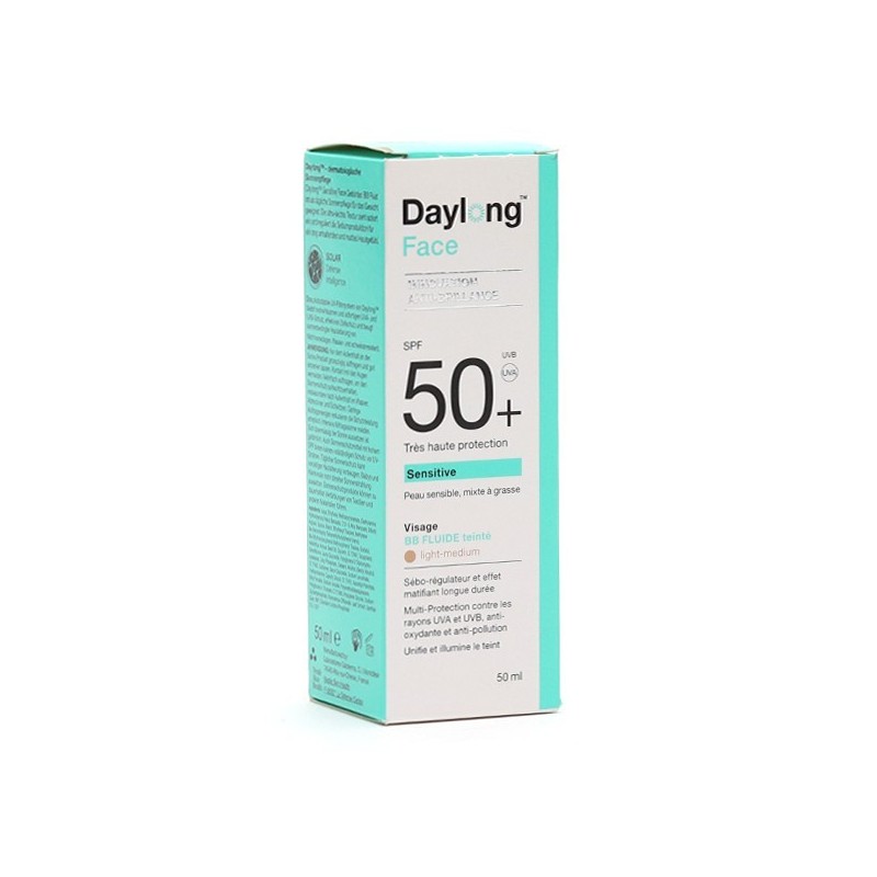 DAYLONG FACE SENSITIVE BB FLUIDE LIGHT MEDIUM SPF50+ 50ML
