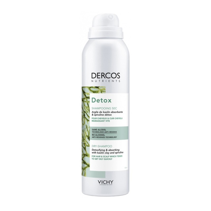 Vichy Dercos Nutrients Detox Shampoing Sec Cheveux Gras | 150ml