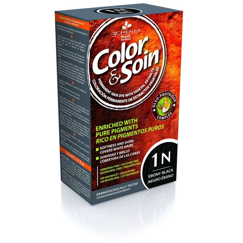 3 CHENES COLOR & SOIN 1N NOIR EBENE