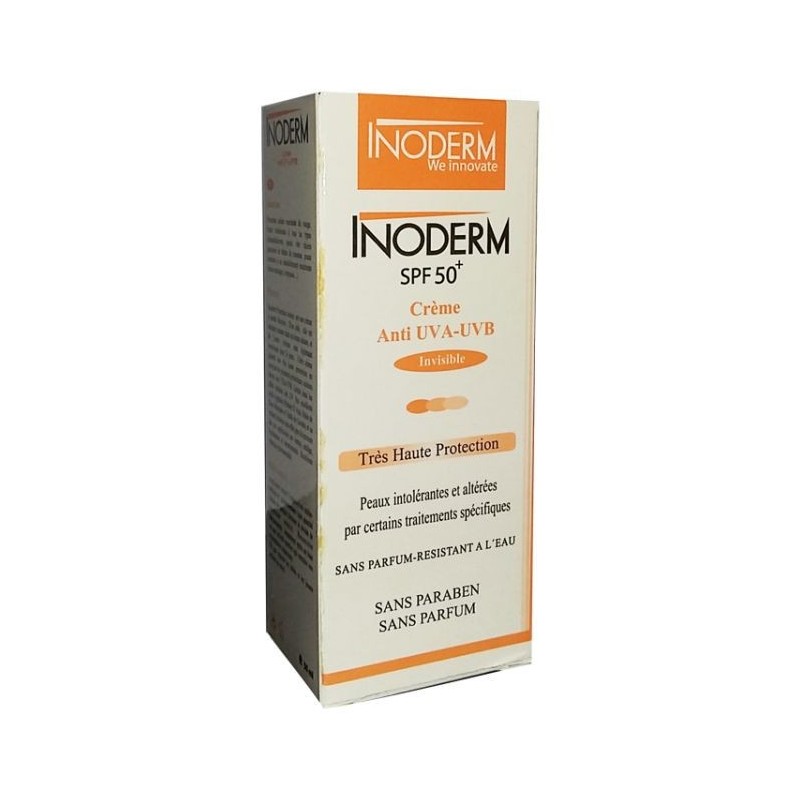 INODERM CREME ANTI UVA UVB SPF 50+ INVISIBLE