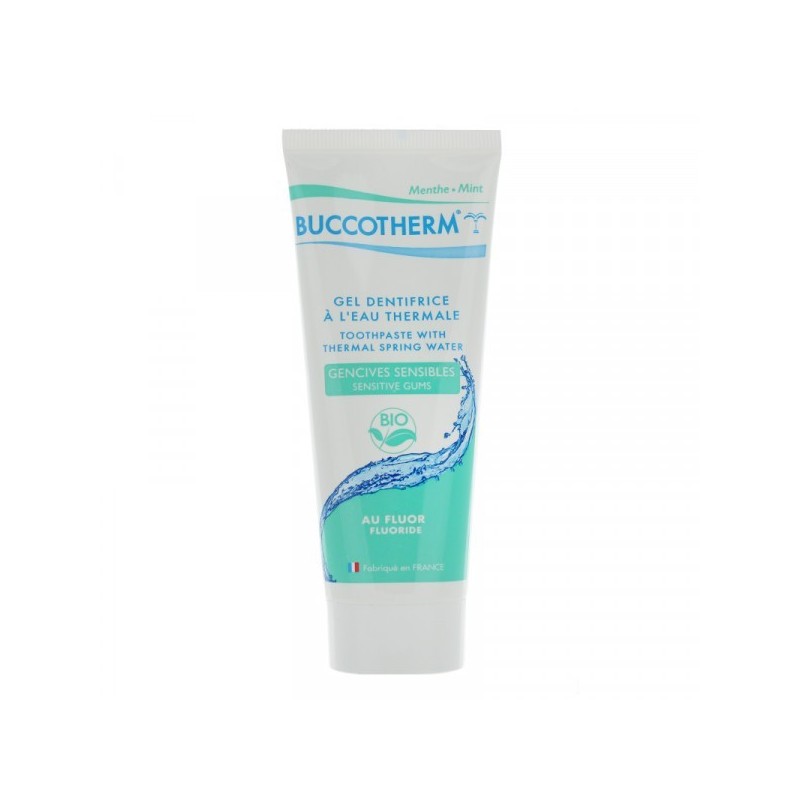 BUCCOTHERM GENCIVES SENSIBLES BIO 75ML GOUT MENTHE ( AVEC FL