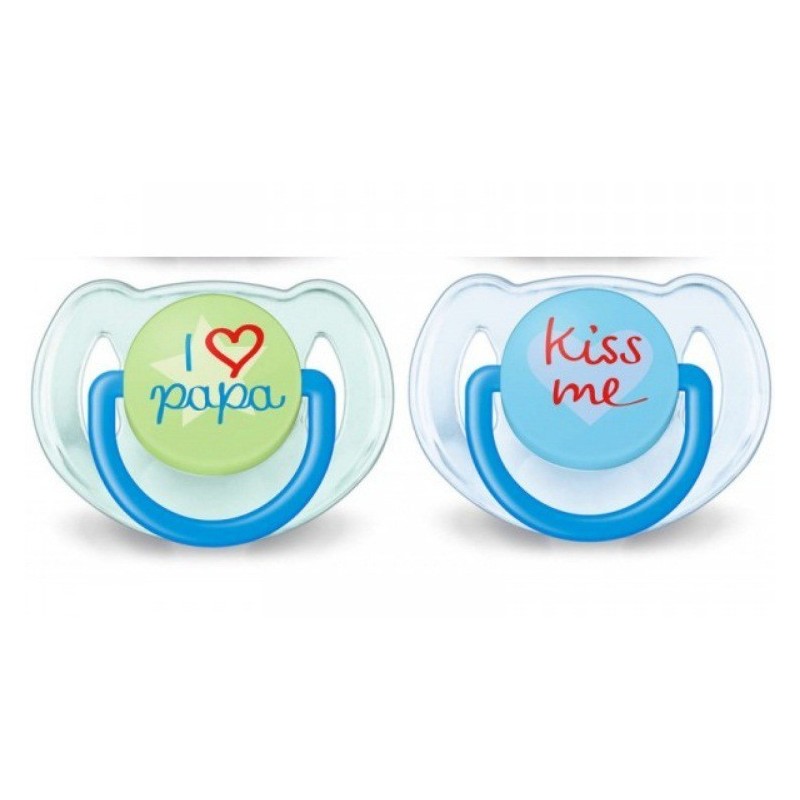 AVENT SUCETTE ORTHO 0-6M BOY/ELEP/PENG