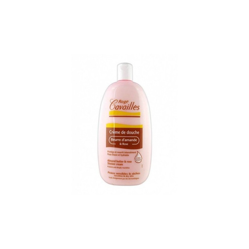 ROGE CAVAILLES CREME DE DOUCHE BEURRE D'AMANDE ET ROSE 750ML