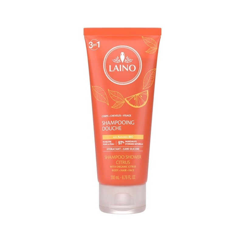 LAINO SHAMPOING DOUCHE AGRUME BIO 200ML