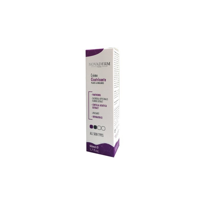 NOVADERM CREME CICATRISANTE PLAIES & BRULURES 50ML