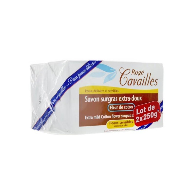RC SAVON PARFUME FLEUR DE COTON 250G X2
