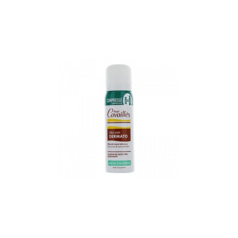 ROGE CAVAILLES DEO SPRAY COMPRESSE DERMATO SS D'ALUMINIUM 75ML