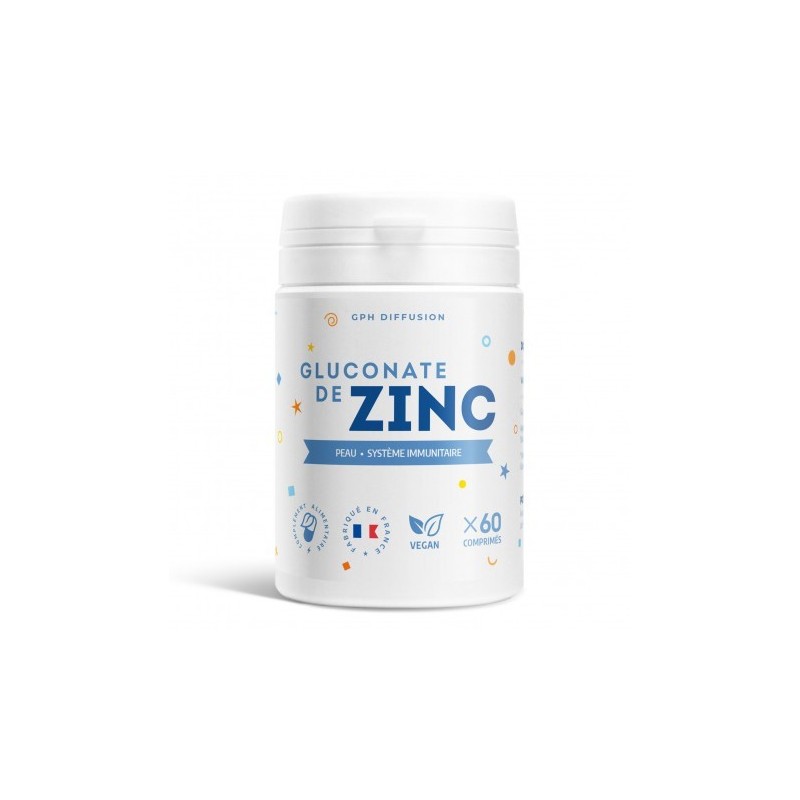 GPH DIFFUSION GLUCONATE DE ZINC 60 COMPRIMES