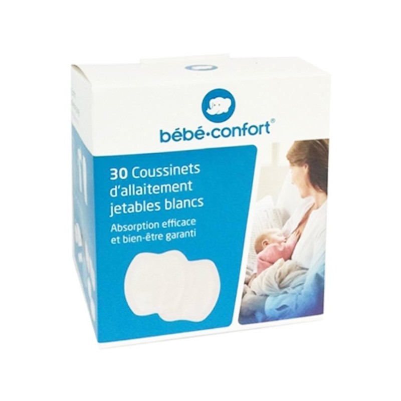 BEBE CONFORT 30 COUSSINETS D'ALLAITMENT JETABLES BLANC REF1800