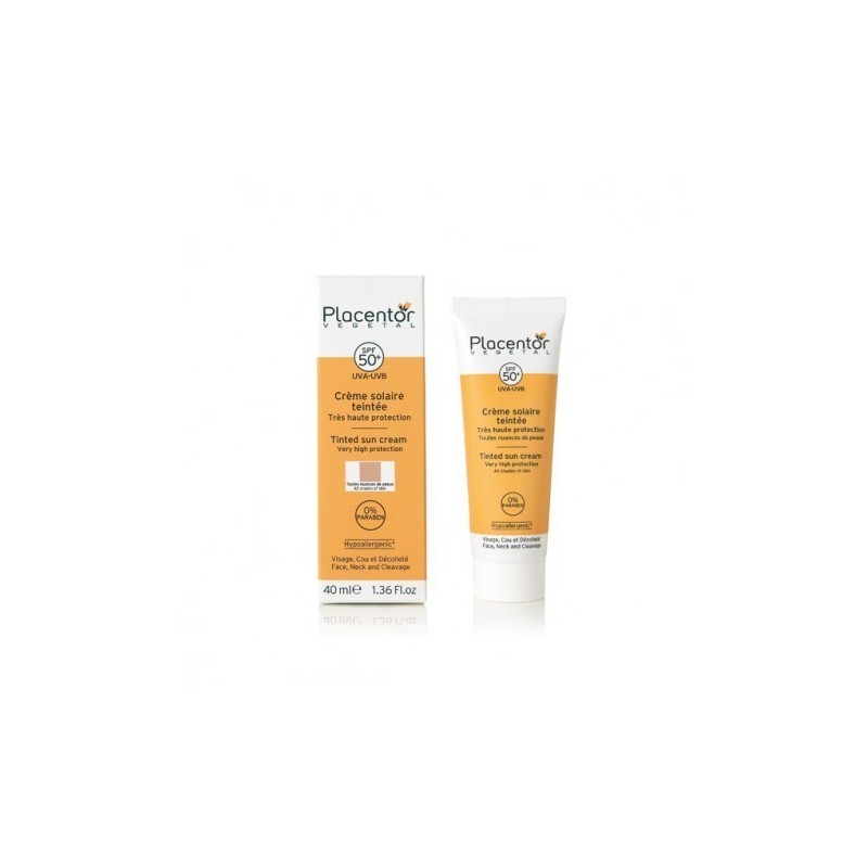 PLACENTOR CREME SOLAIRE TEINTEE SPF 50 40ML