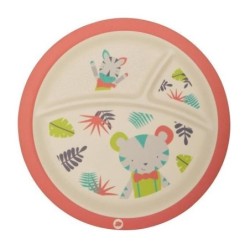 BEBE CONFORT ASSIETTE AVEC COMPARTIMENTS BAMBOO JUNGLE REF7100