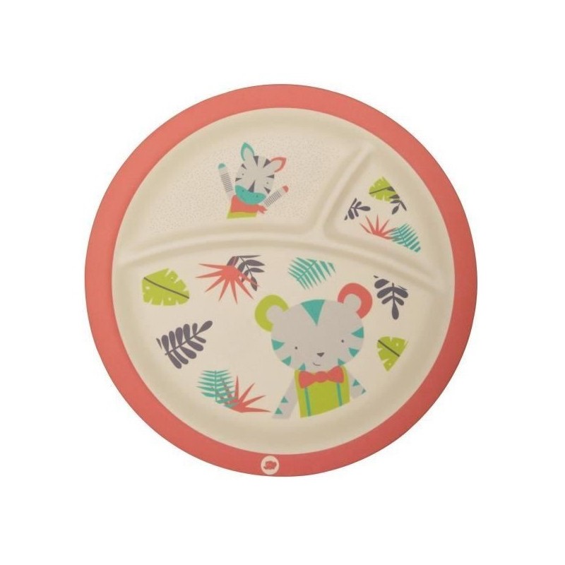 BEBE CONFORT ASSIETTE AVEC COMPARTIMENTS BAMBOO JUNGLE REF7100