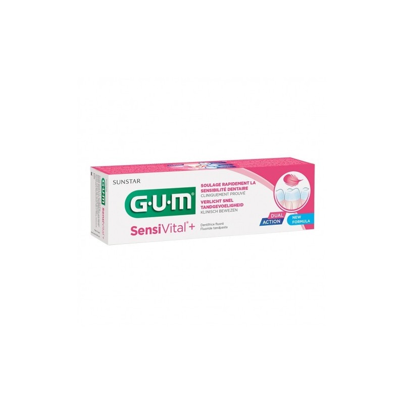 GUM DENT SENSIVITAL PLUS 75ML
