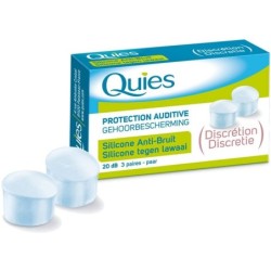 QUIES SILICONE DISCRETION ANTI-BRUIT BTE 6 UNITES