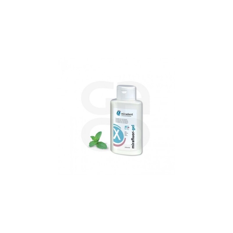 MIRADENT MIRAFLUOR GEL MENTHE 250ML