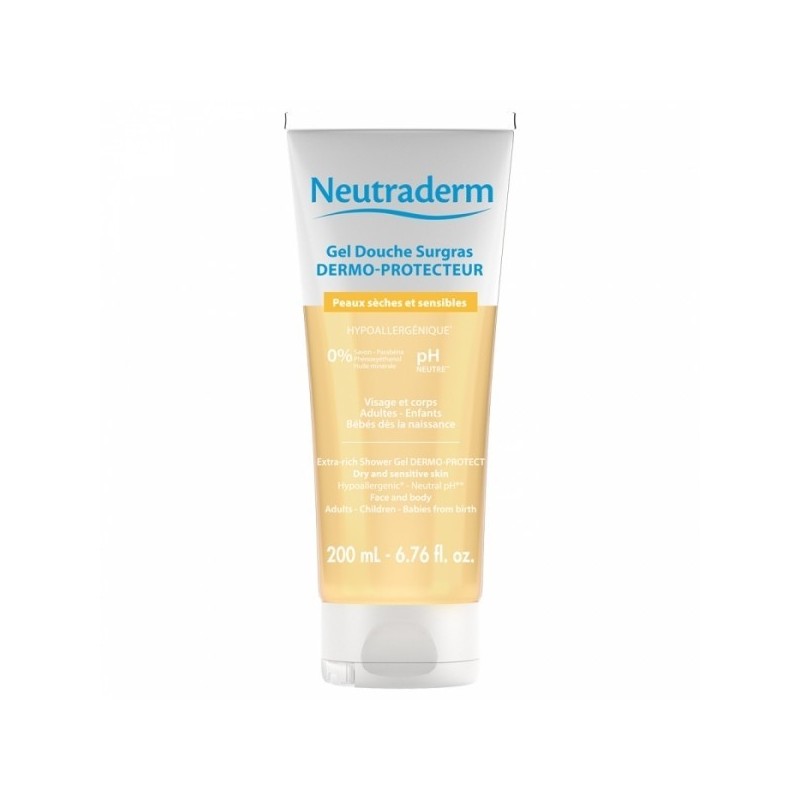 NEUTRADERM GEL DOUCHE SURGRAS DERMO PROTECTEUR 200ML