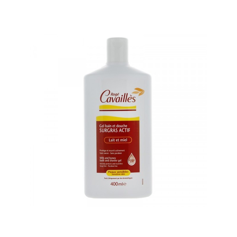 RC GEL SURGRAS ACTIF BAIN DOUCHE LAIT ET MIEL 1L