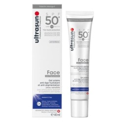 ULTRASUN FACE ANTI PIGMENT GEL SOLAIRE ANTI AGE SPF50+ 40ML