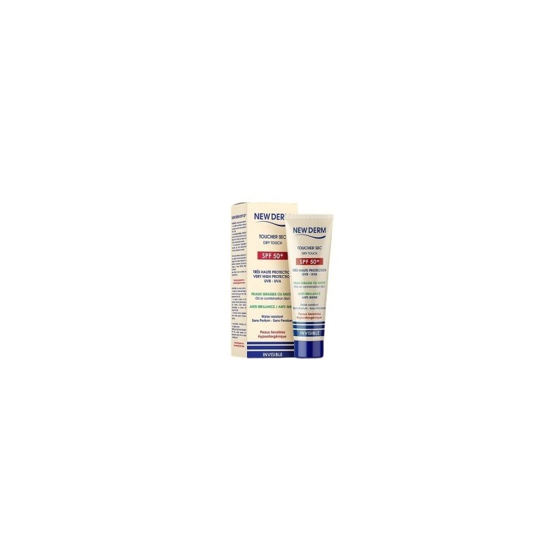 NEW DERM ECRAN SOLAIRE TOUCHER SEC INVISIBLE 50ML