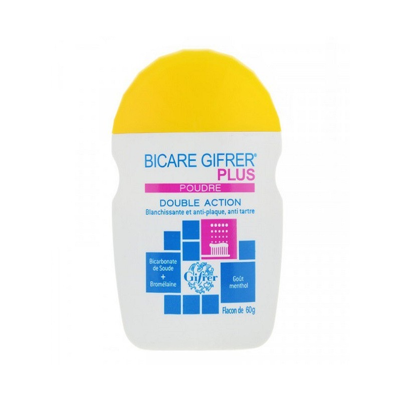 GIFRER BICARE PLUS POUDRE BLANCHEUR 60G