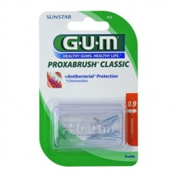 GUM Recharge Brossettes Ultra-F par 8unites 0.9MM    412