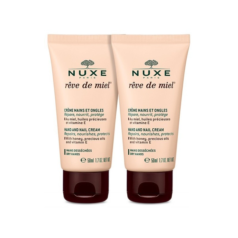 NUXE RÊVE DE MIEL - CRÈME MAINS ET ONGLES 2X50ML