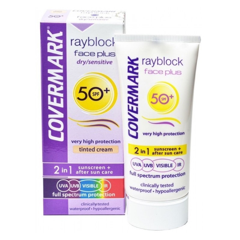 RAYBLOCK FACE PLUS DRY SENSITIVE SPF50 HE VISIBLE LIGHT BEIG