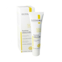 DERMINA SUNLINA CR MINERAL UNIFIANT SPF50  40MLA