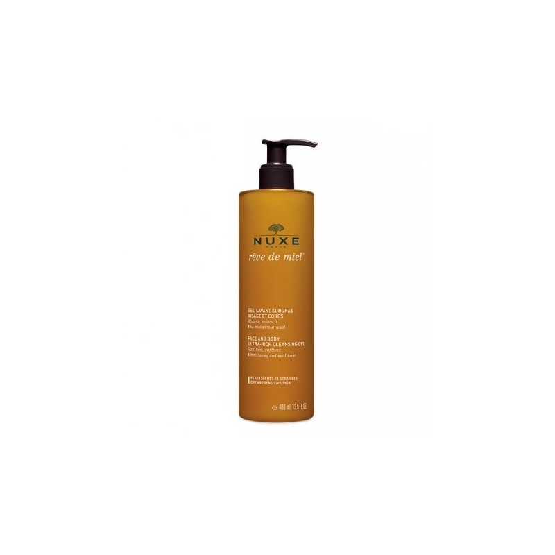 NUXE RÊVE DE MIEL - GEL LAVANT SURGRAS 400ML