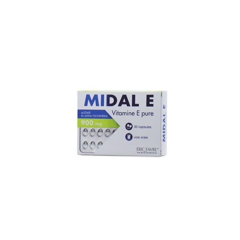 MIDAL E 30 CAPS VITAMINE E