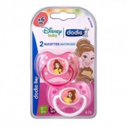 DODIE 2 SUCETTES ANATOMIQUES 6MOIS+ N°A76