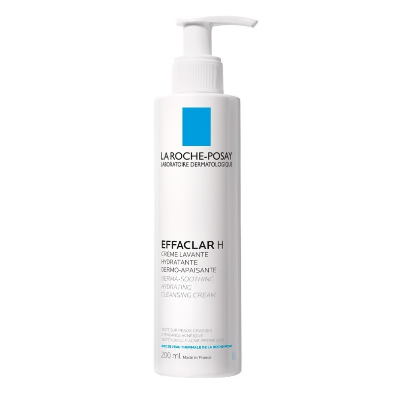 LA ROCHE POSAY EFFACLAR H CREME LAVANTE HYDRATANTE PEAU GRASSE DESSECHEE | 200ML