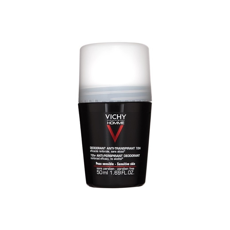 Vichy Homme Déodorant Anti-Transpirant 72H Peau Sensible 50ml