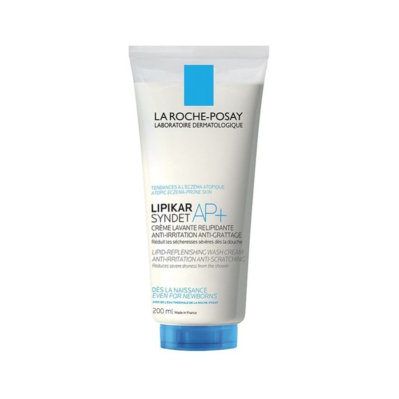 LA ROCHE POSAY LIPIKAR SYNDET AP+ CREME LAVANTE PEAU SECHE ET ECZEMA ATOPIQUE| 200ML