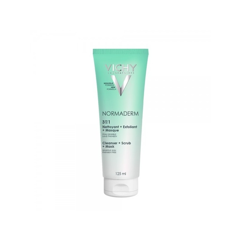 Vichy Normaderm Nettoyant Masque Peau Mixte à Grasse 125ml