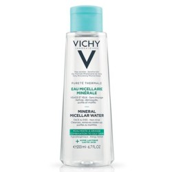 Vichy Pureté Thermale Eau Micellaire Minérale Peau Mixte à Grasse | 200ml