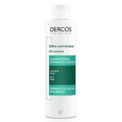 Vichy Dercos Shampoing Sébo-Correcteur Cheveux Gras 200ml