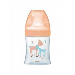 DODIE BIB SENS+ VERRE 150ML BEIGE BICHE 0-6 M TÉT PLATE D1