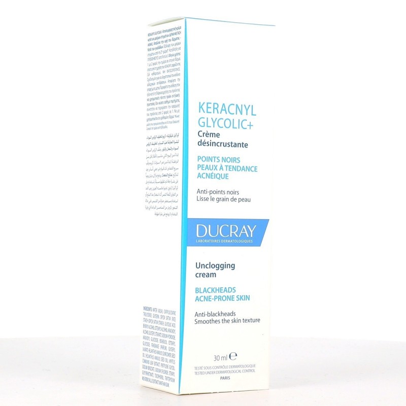 DUCRAY KERACNYL GLYCOLIC+ CREME DESINCRUSTANTE 30ML
