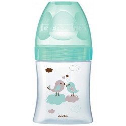 DODIE BIB INI+ VERRE 150ML VERT OISEAUX 0-6 M TET RONDE 3 VI