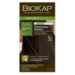 BIOKAP NUTRICOLOR DELICATO RAPID 5.34 CHATAIN MIEL CLAIR