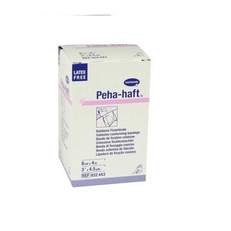 HARTMANN PEHA HAFT LATEX FREE BANDE DE FIXATION 8CMX4M REF932443