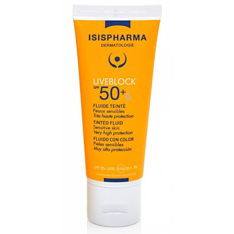 ISIS UVEBLOCK SPF 50+ DRY TOUCH TEINTE MEDIUM 40ML