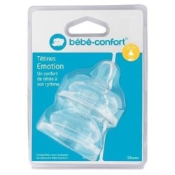 BEBE CONFORT 2 TETINES EMOTION 0-12M 3 VITESSES REF 3102209000
